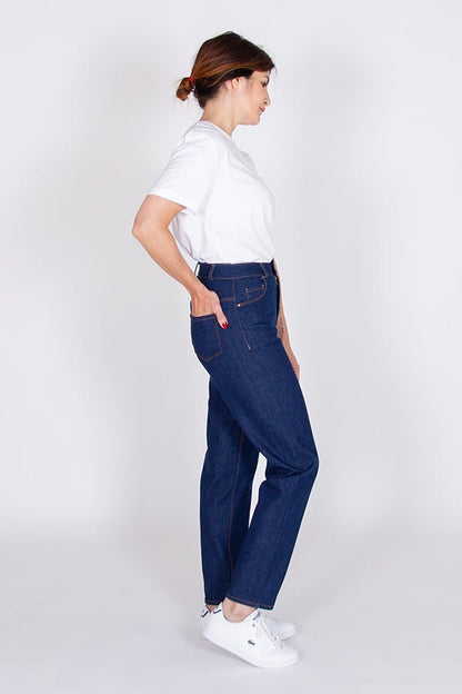 I Am SUNSHINE - Tapered Leg Cut or Slouchy Jeans Pattern - I AM PATTERNS - Simplifi Fabric