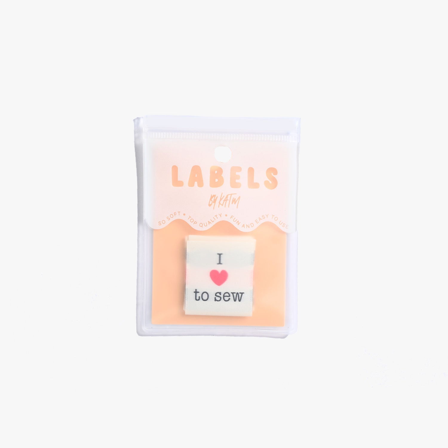 "I ❤️ TO SEW" Woven Label Pack - Kylie And The Machine - Simplifi Fabric