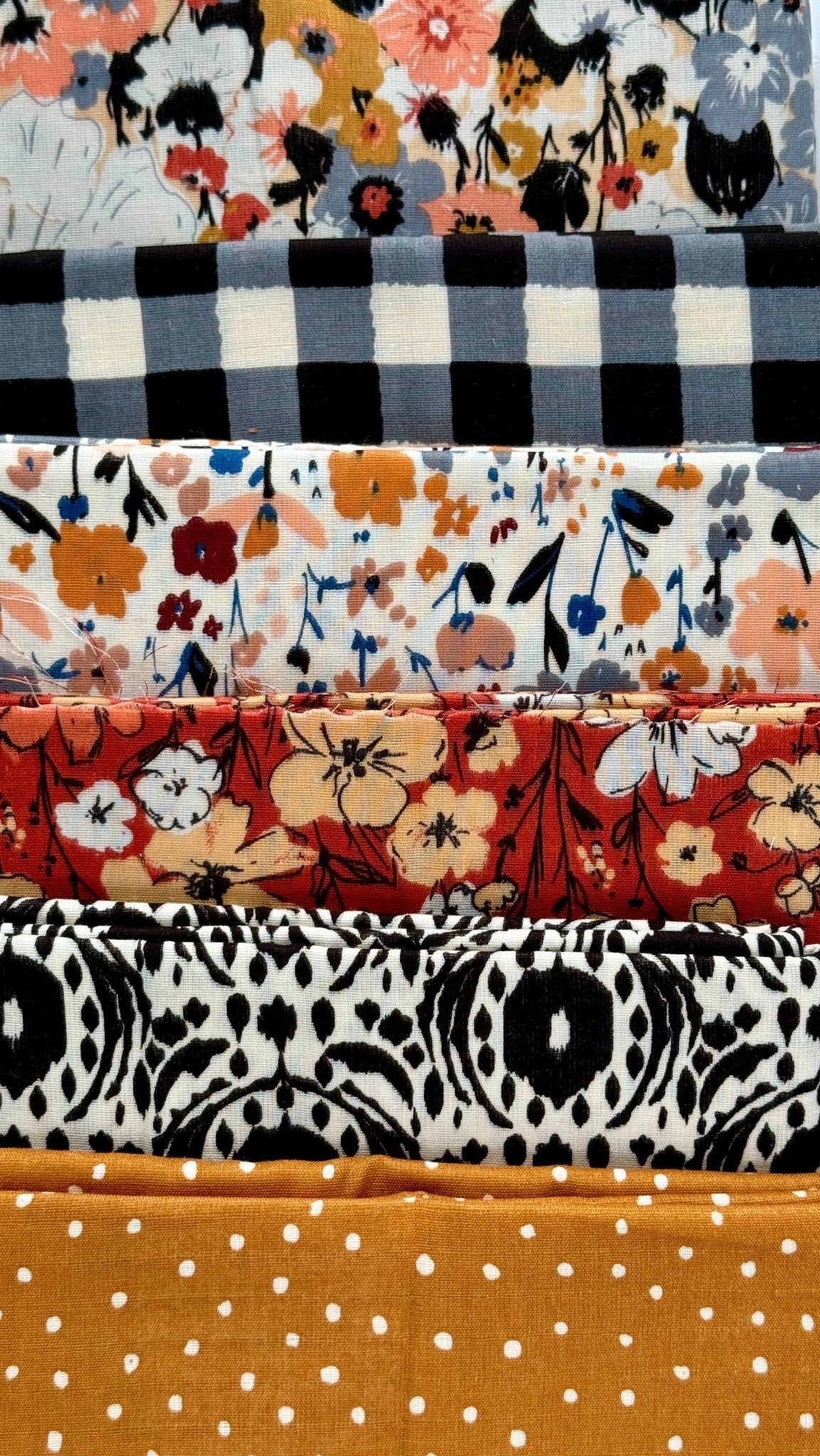 Ikat Blossoms - Canyon Blooms - Alison Janssen - Cloud 9 Fabrics - Double Gauze - Simplifi Fabric