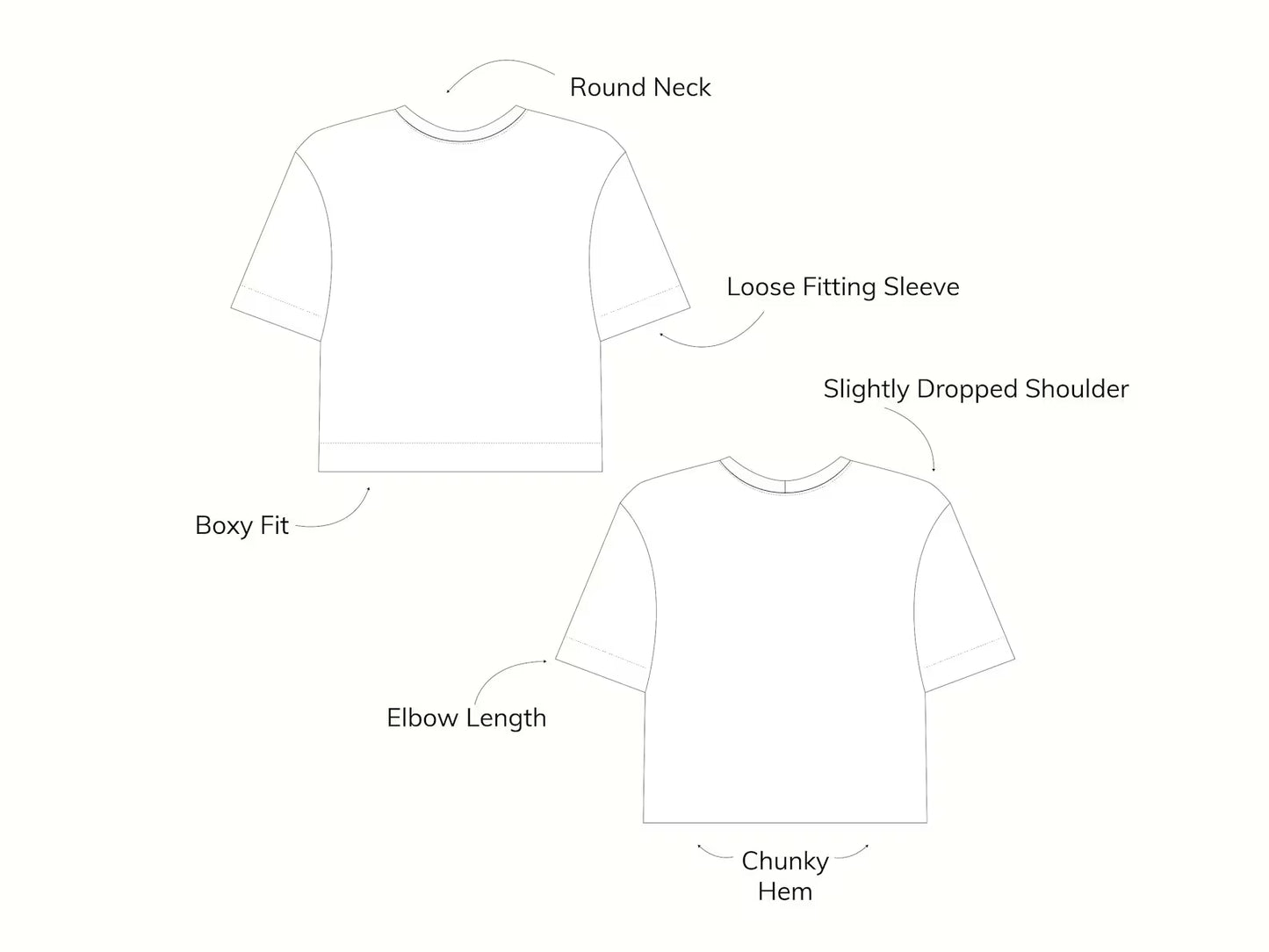 MADE-LINE Bundle Easy Tee Shirt , Shorts, Pants + Sweatshirt  PDF Sewing Pattern - Madswick