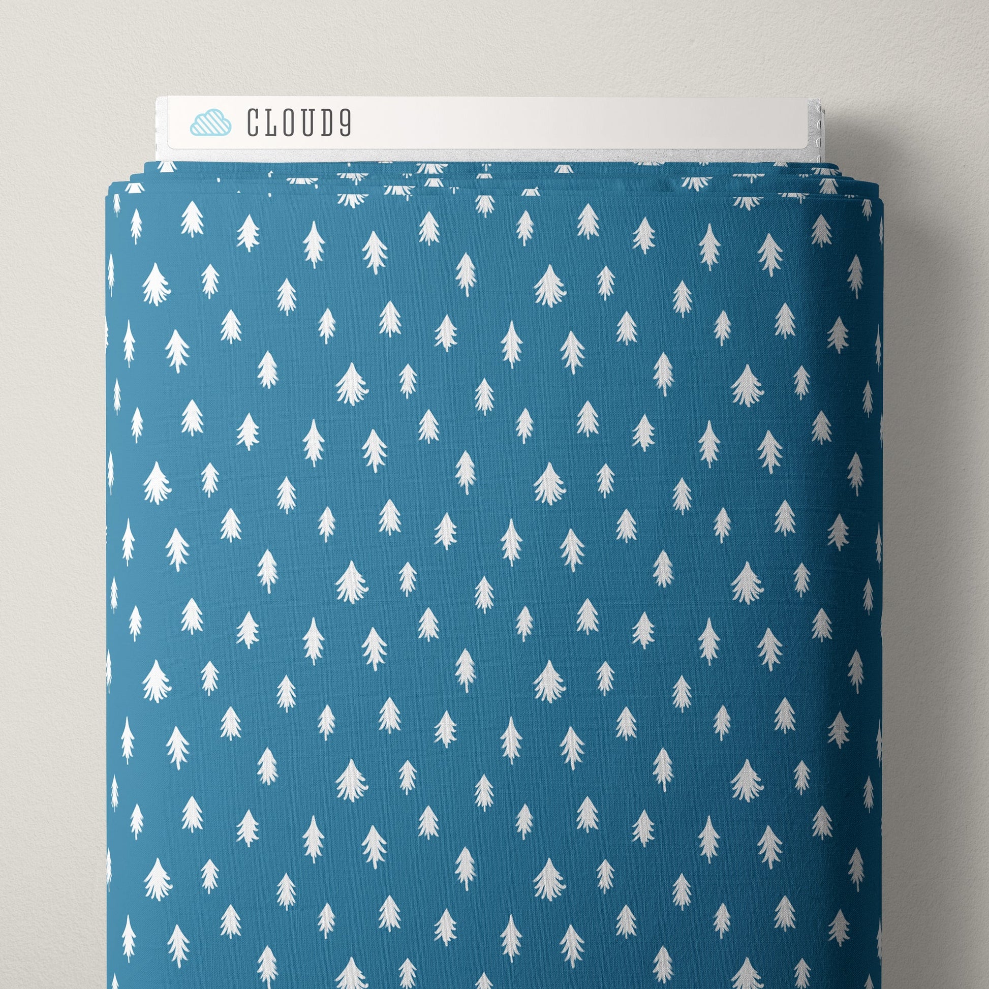 In the Pine - Blue - Camp Canine - Krissy Mast - Cloud 9 Fabrics - Poplin - Simplifi Fabric