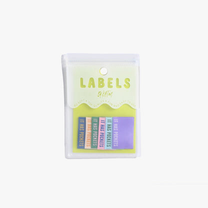 "IT HAS POCKETS" V.2 Woven Multipack Label Pack - Kylie And The Machine - Simplifi Fabric