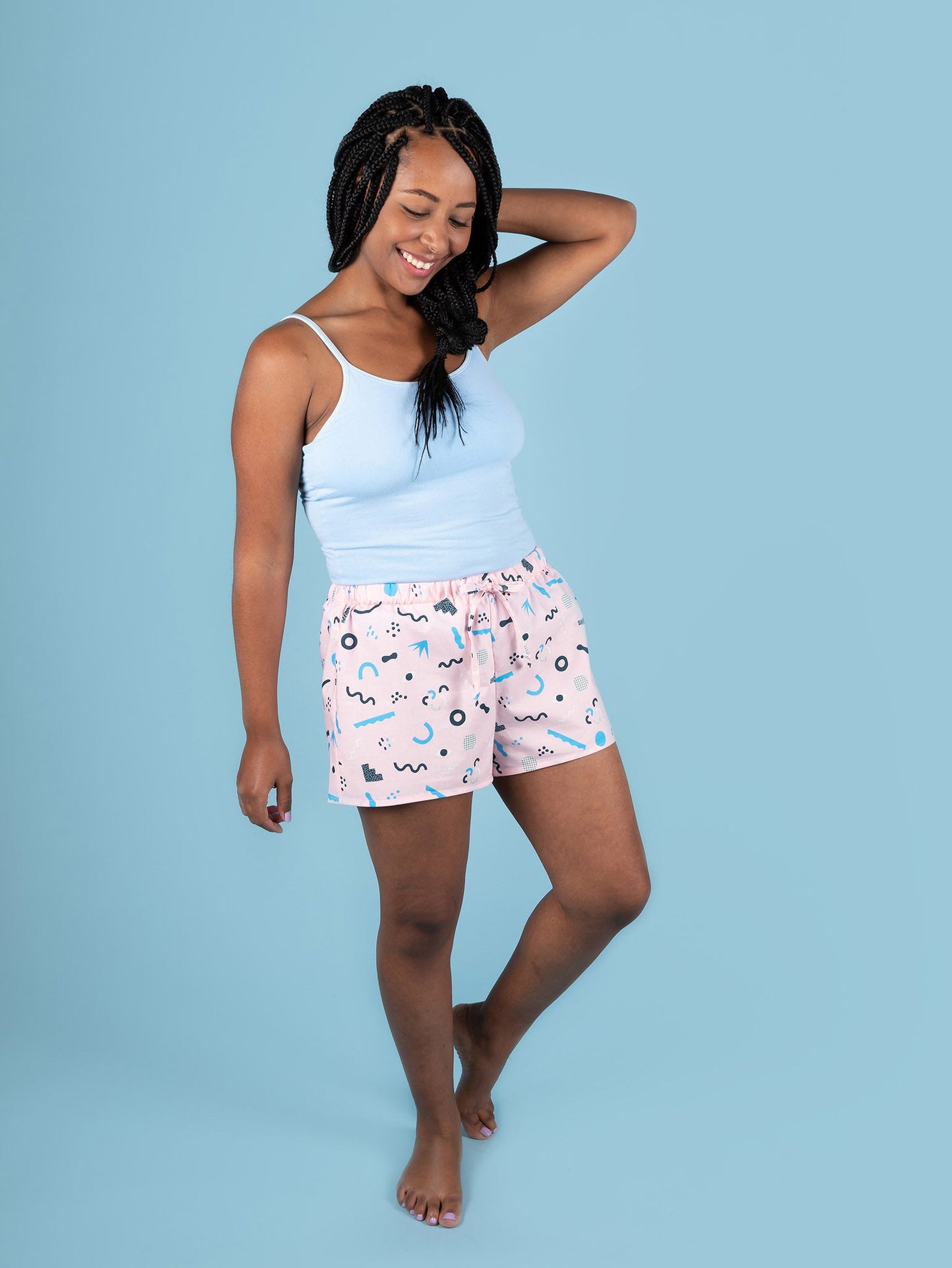 Jaimie Pajama Bottoms / Shorts Pattern - Tilly And The Buttons - Simplifi Fabric