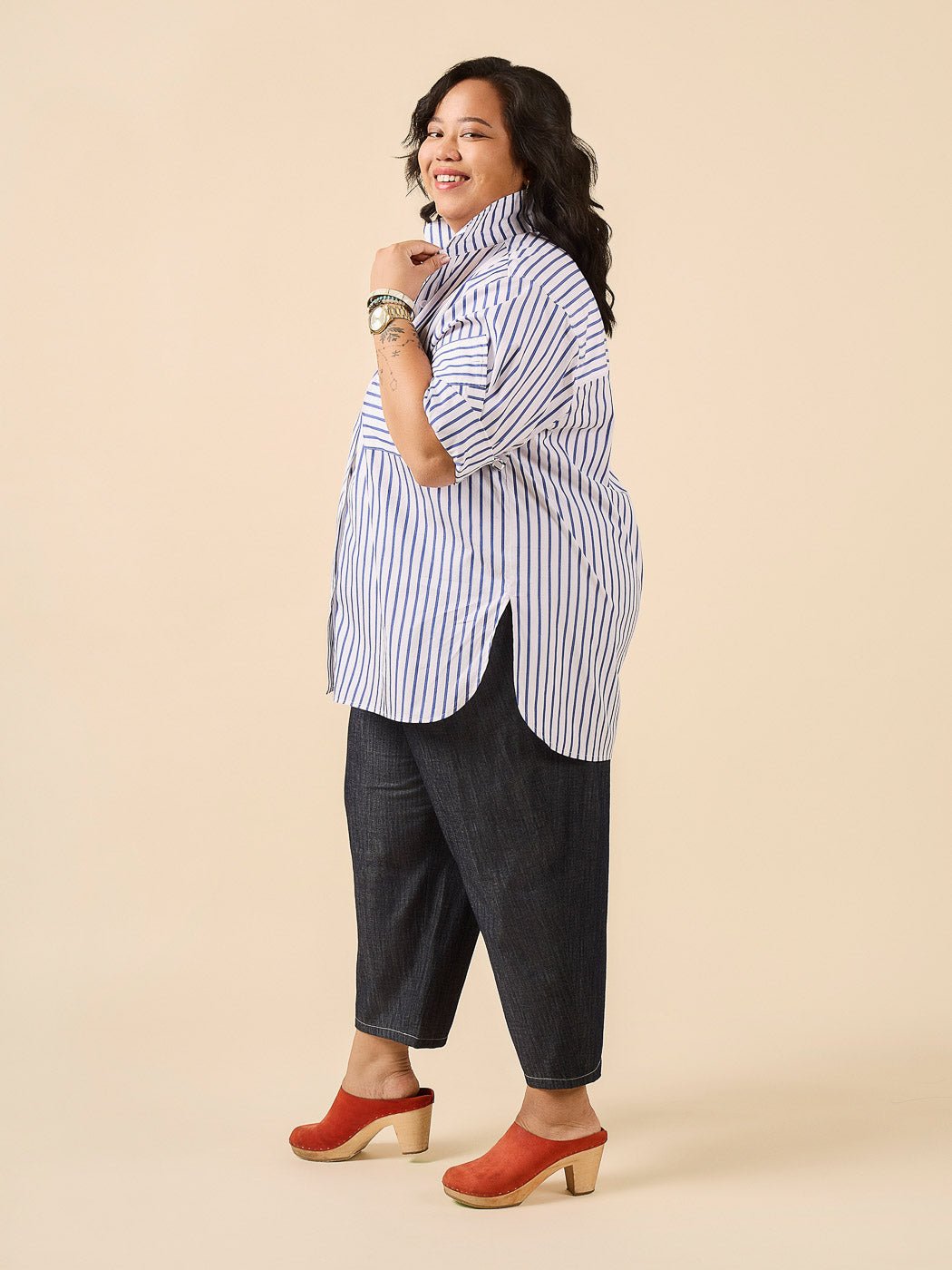 Jenna Shirt + Shirtdress - Closet Core Patterns - Simplifi Fabric