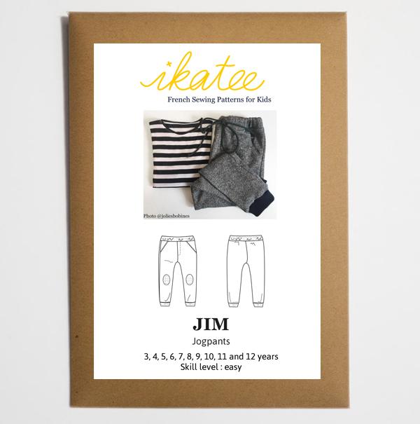 Jim Jogpants Sewing Pattern - Boy 3/12Y - Ikatee - Simplifi Fabric