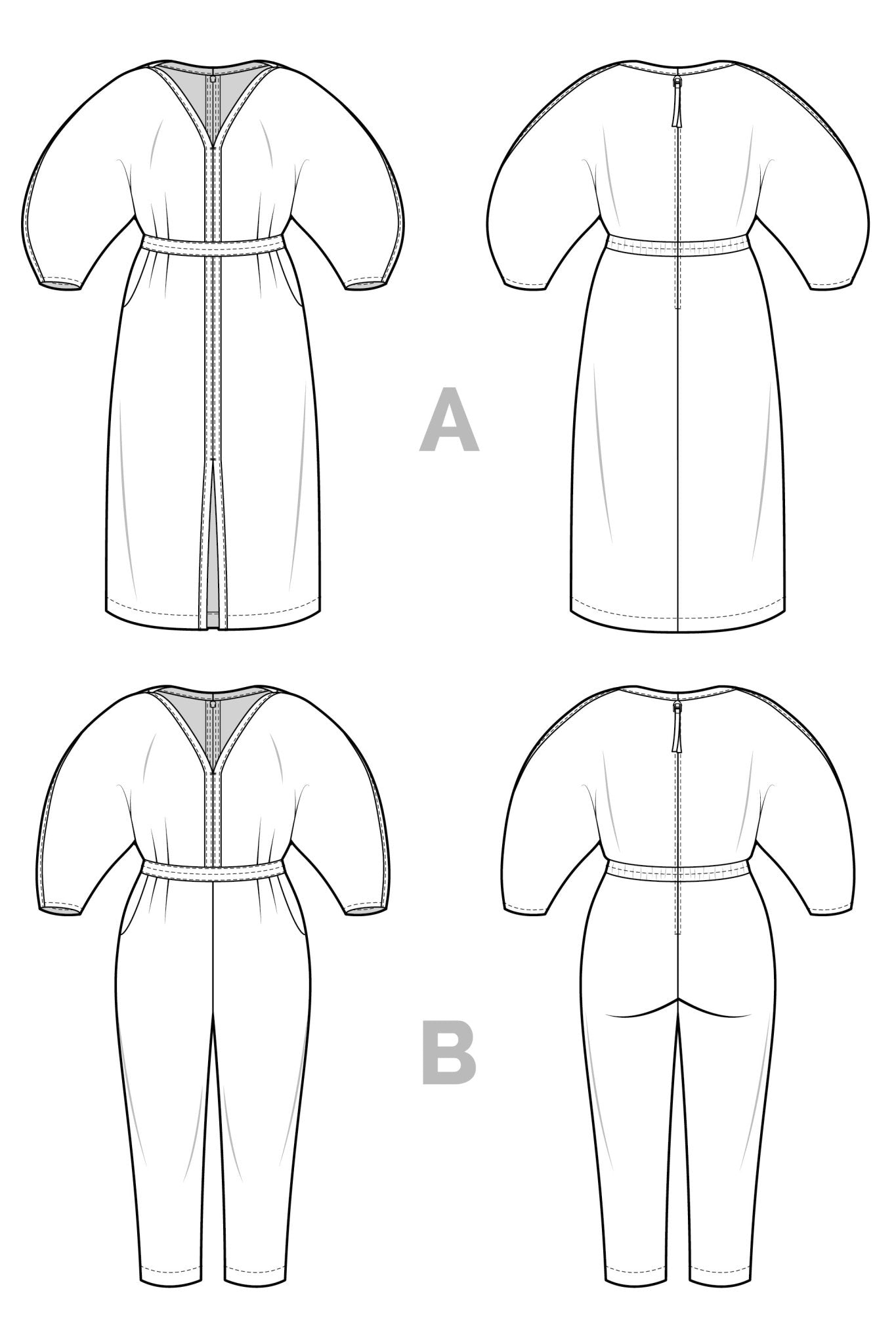 Jo Dress + Jumpsuit - Closet Core Patterns - Simplifi Fabric