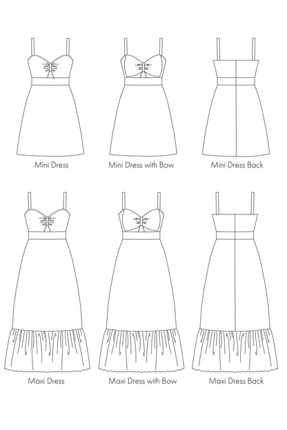 Joelle Dress PDF Pattern - Sew Love Patterns - Simplifi Fabric