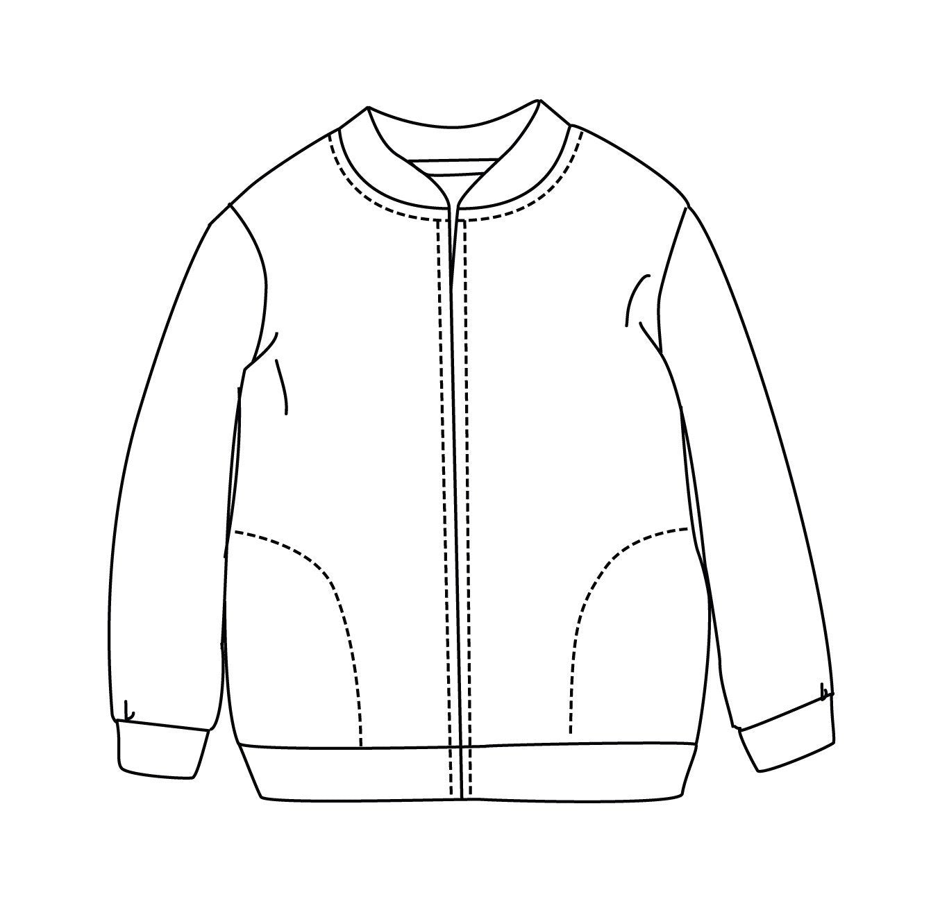 Jules Bomber Jacket / Vest Sewing Pattern - Kids 3/8Y - Ikatee - Simplifi Fabric