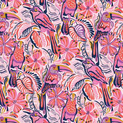 Jungle Dwellers - Wonder Jungle - Pip & Lo - Cloud 9 Fabrics - Poplin - Simplifi Fabric