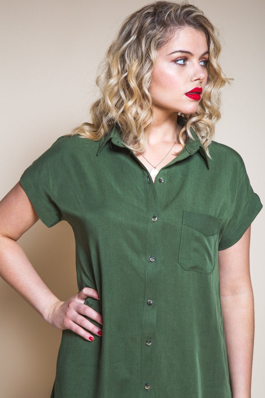 Kalle Shirt & Shirtdress Pattern - Closet Core Patterns - Simplifi Fabric