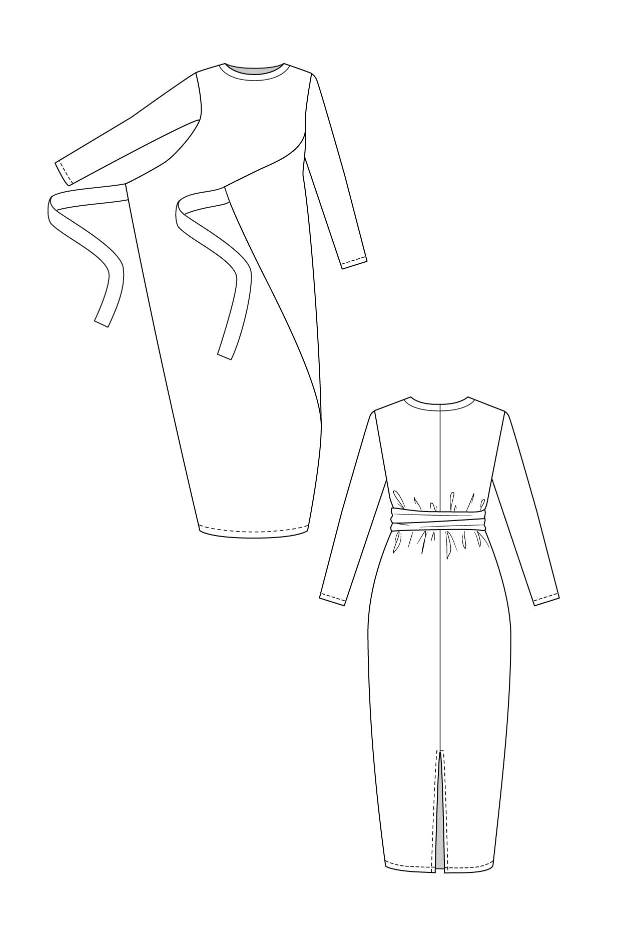 Kielo Wrap Dress and Jumpsuit - PDF Pattern - Named Clothing - Simplifi Fabric