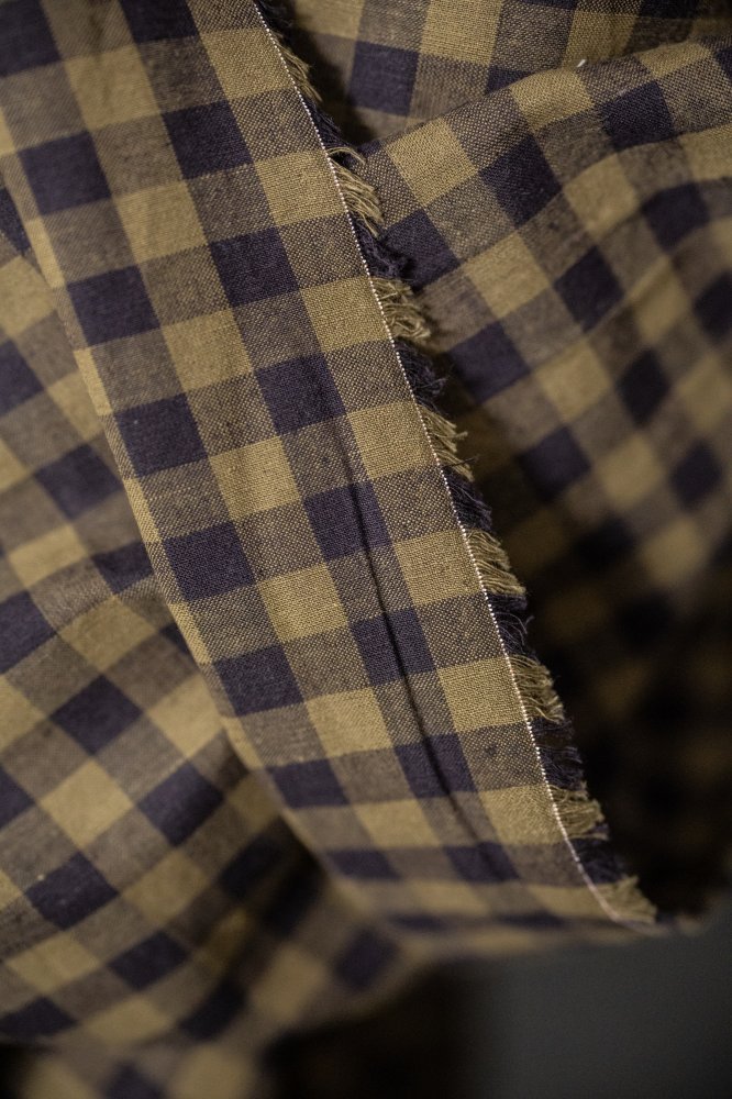 Kinross Organic Cotton Linen Gingham - Merchant & Mills - Simplifi Fabric