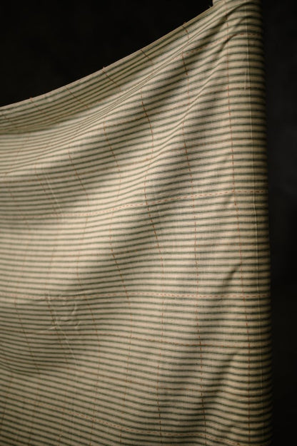 Kiwi Stripe Kantha Stitch Indian Cotton - Merchant & Mills - Simplifi Fabric