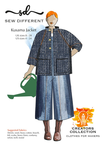 Kusama Jacket - Paper Sewing Pattern - Sew Different - Simplifi Fabric