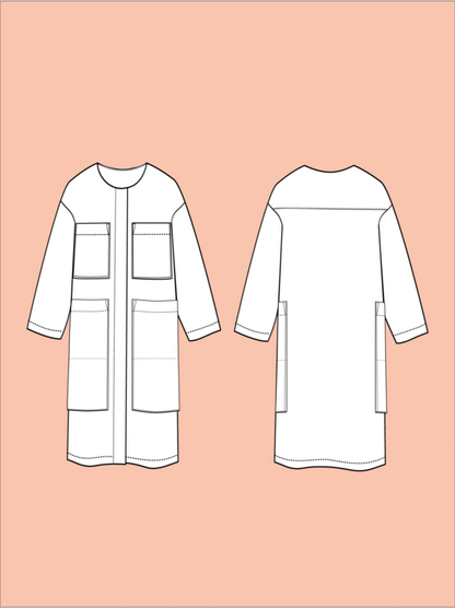 Lab Coat Pattern - The Assembly Line - Simplifi Fabric