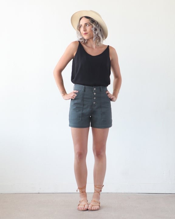 Lander Pants & Short Sewing Pattern - True Bias - Simplifi Fabric