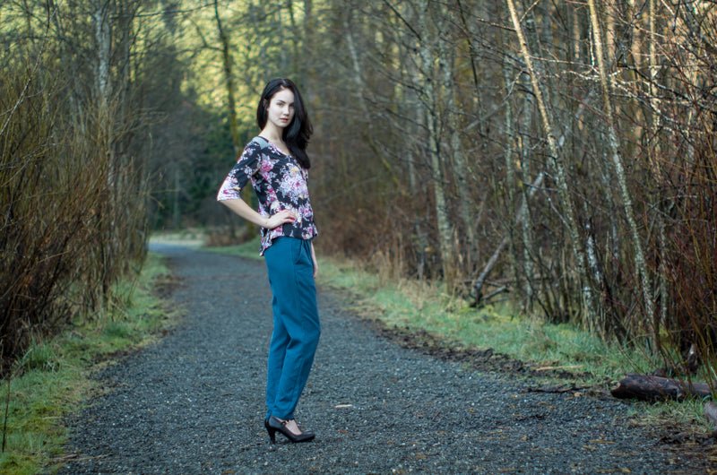 Lazo Trousers Womens PDF Sewing Pattern - Thread Theory - Simplifi Fabric