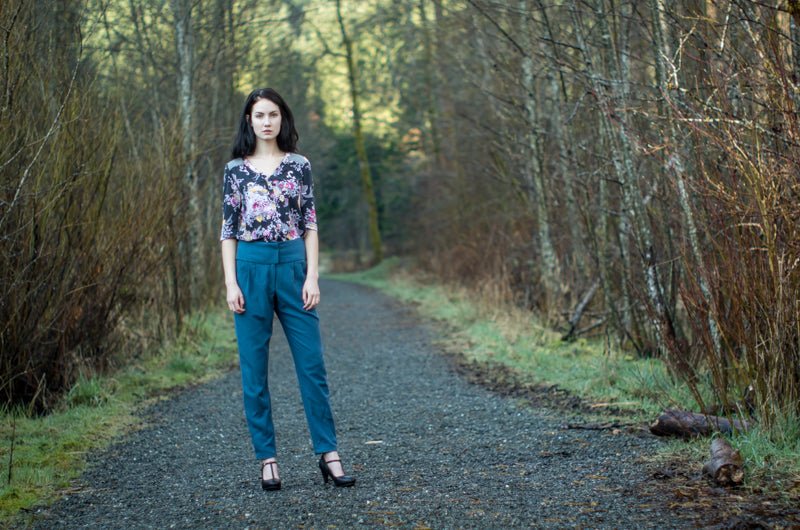 Lazo Trousers Womens PDF Sewing Pattern - Thread Theory - Simplifi Fabric