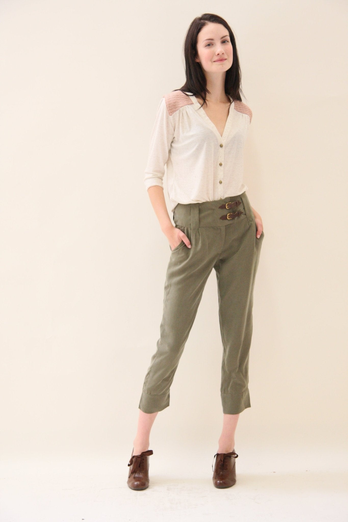 Lazo Trousers Womens PDF Sewing Pattern - Thread Theory - Simplifi Fabric
