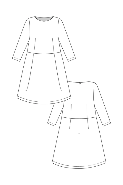 Lexi A - Line Dress - PDF Pattern - Named Clothing - Simplifi Fabric