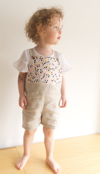 Lion Overalls Childrens Sewing Pattern - Fiona Hanna - Simplifi Fabric