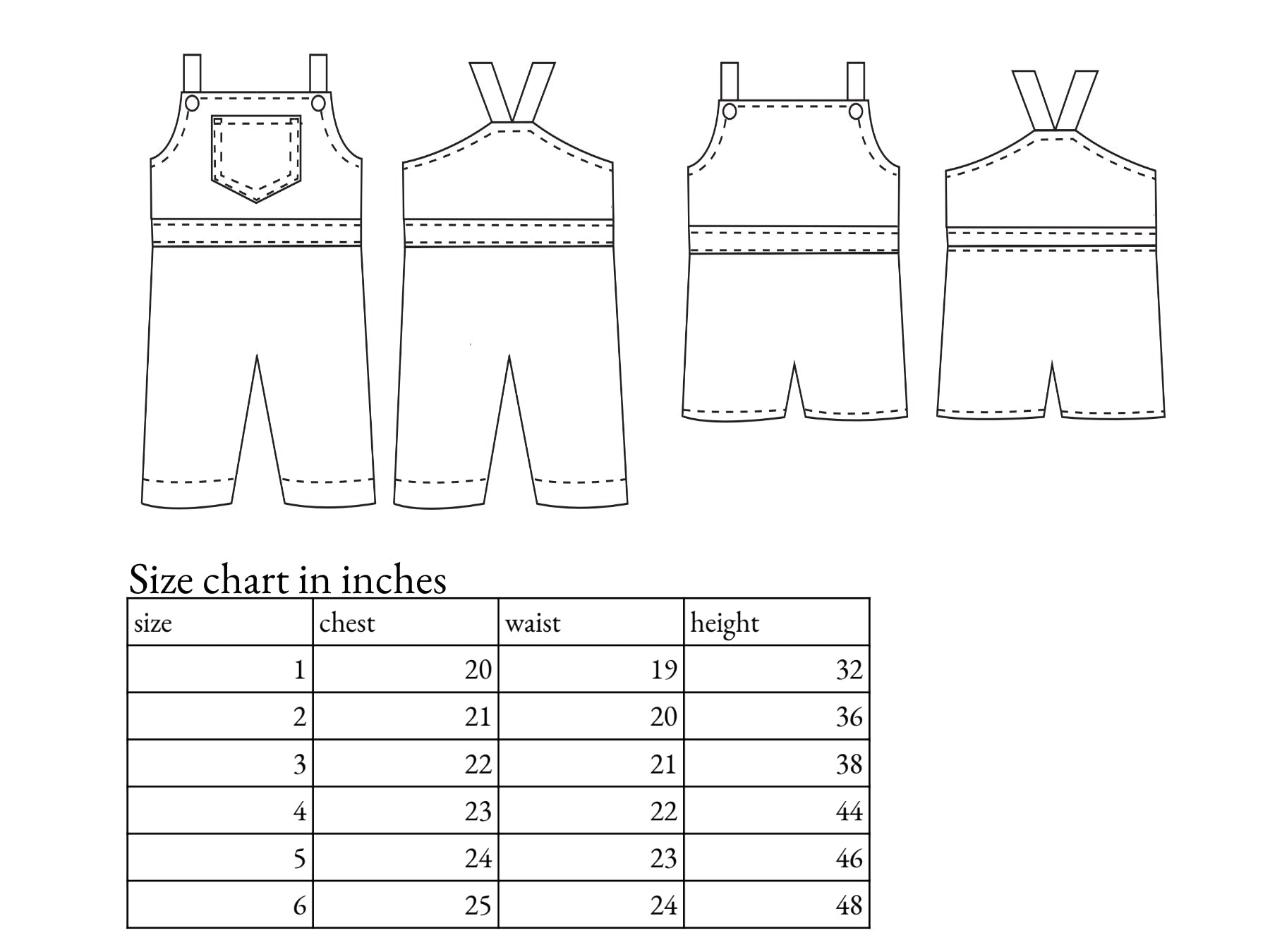 Lion Overalls Childrens Sewing Pattern - Fiona Hanna - Simplifi Fabric