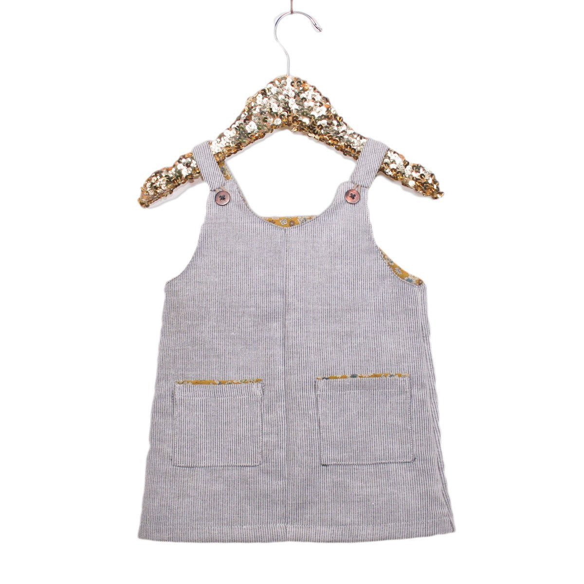 London Overalls or Dress Sewing Pattern - Baby 6M/4Y - Ikatee - Simplifi Fabric