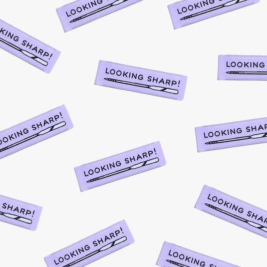 "LOOKING SHARP" Woven Label Pack - Kylie And The Machine - Simplifi Fabric