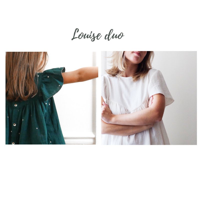 Louise Mum Blouse & Dress Sewing Pattern - Ladies 34/46 - Ikatee - Simplifi Fabric