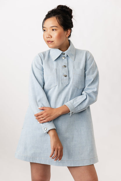 Loviisa Denim Dress - PDF Pattern - Named Clothing - Simplifi Fabric