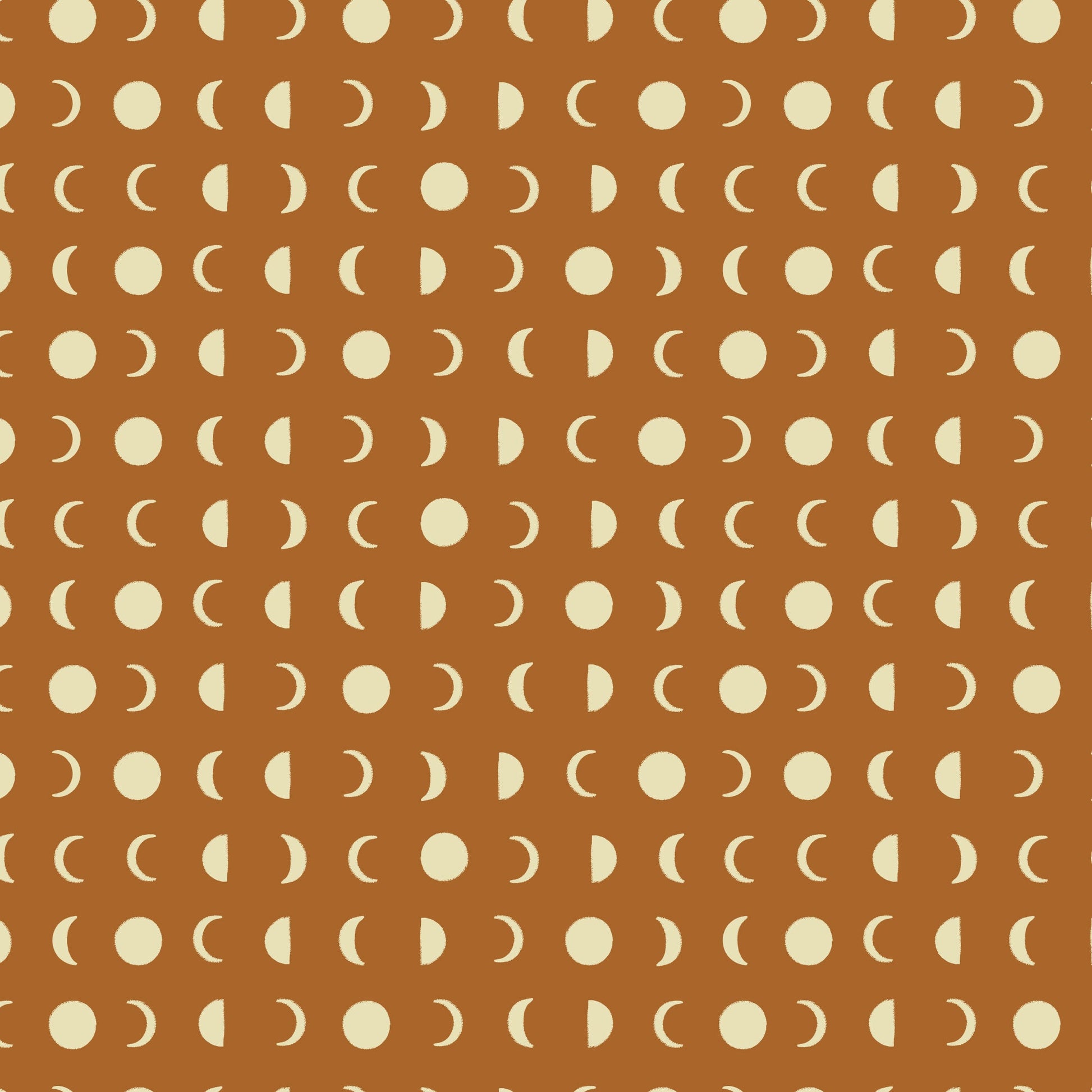 Lunar - Brown - Firefly Moon - Leah Duncan - Cloud 9 Fabrics - Poplin - Simplifi Fabric