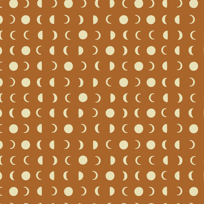 Lunar - Brown - Firefly Moon - Leah Duncan - Cloud 9 Fabrics - Poplin - Simplifi Fabric