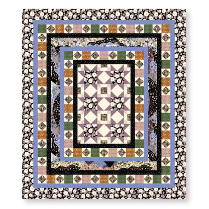 Lunar - Brown - Firefly Moon - Leah Duncan - Cloud 9 Fabrics - Poplin - Simplifi Fabric