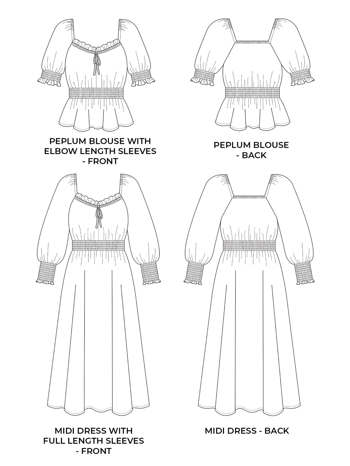 Mabel Dress + Blouse Pattern - Tilly And The Buttons - Simplifi Fabric