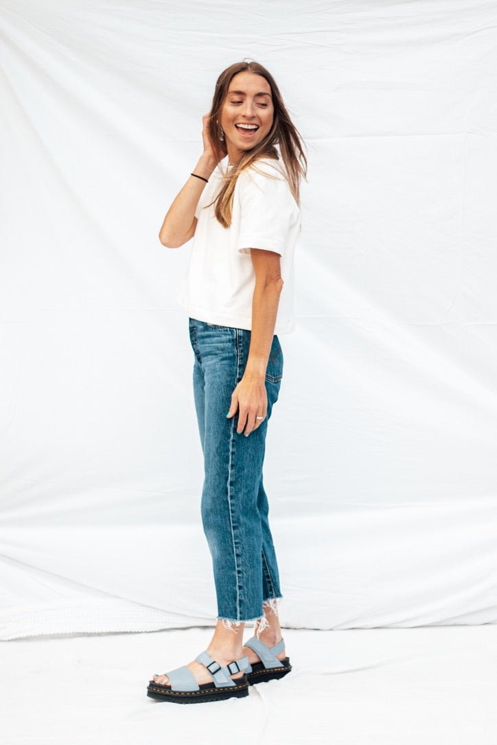MADE - LINE Bundle Easy Tee Shirt , Shorts, Pants + Sweatshirt PDF Sewing Pattern - Madswick - Simplifi Fabric
