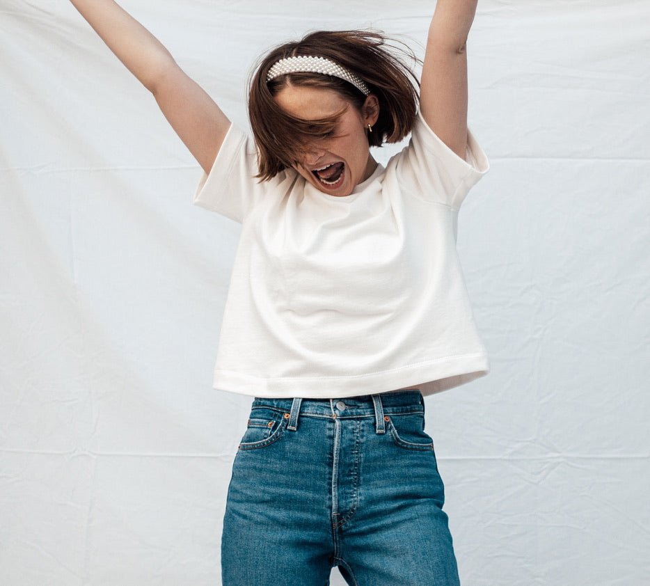 MADE - LINE Bundle Easy Tee Shirt , Shorts, Pants + Sweatshirt PDF Sewing Pattern - Madswick - Simplifi Fabric