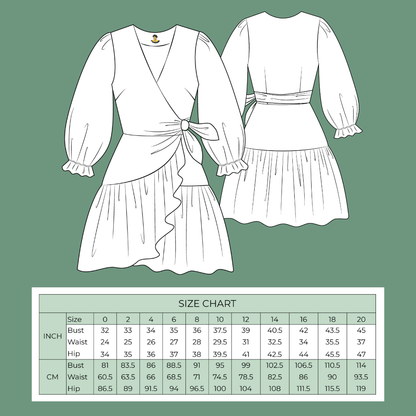 Madeline Frock PDF Pattern - Lydia Naomi - Simplifi Fabric