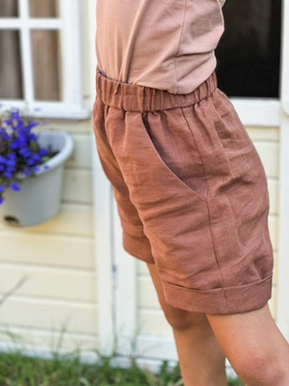 Marlo Unisex Kids Shorts (12mo - 12yrs) PDF Sewing Pattern - Atelier Mimito - Simplifi Fabric