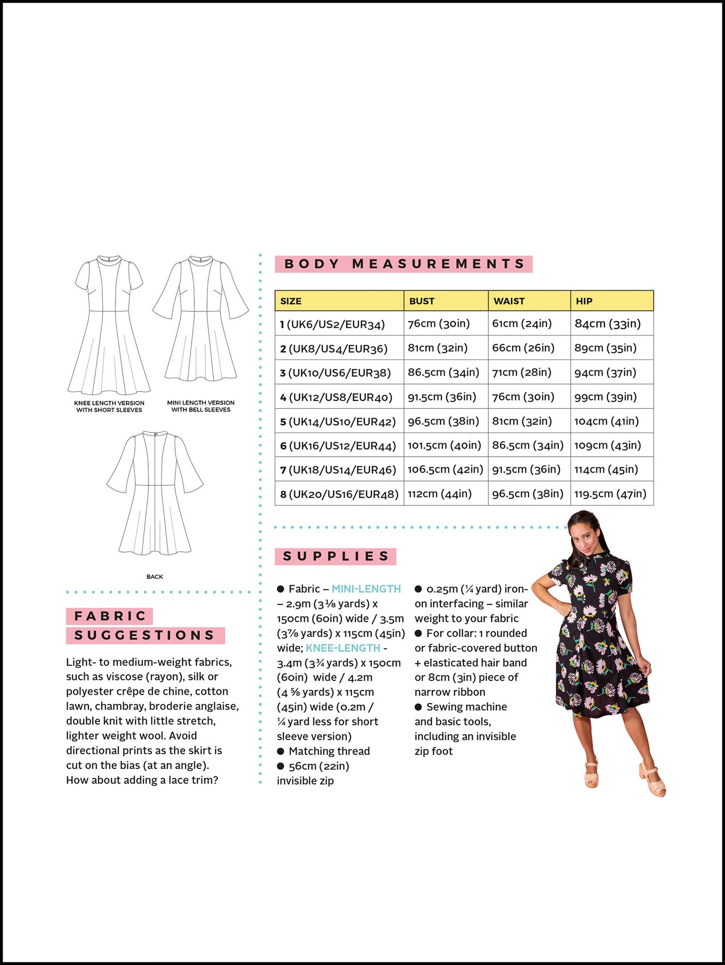 Martha Dress Pattern - Tilly And The Buttons - Simplifi Fabric