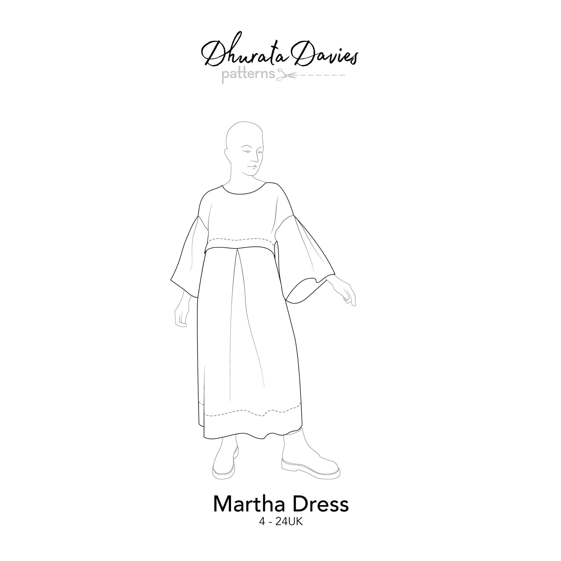 Martha Dress Sewing Pattern - Dhurata Davies - Simplifi Fabric