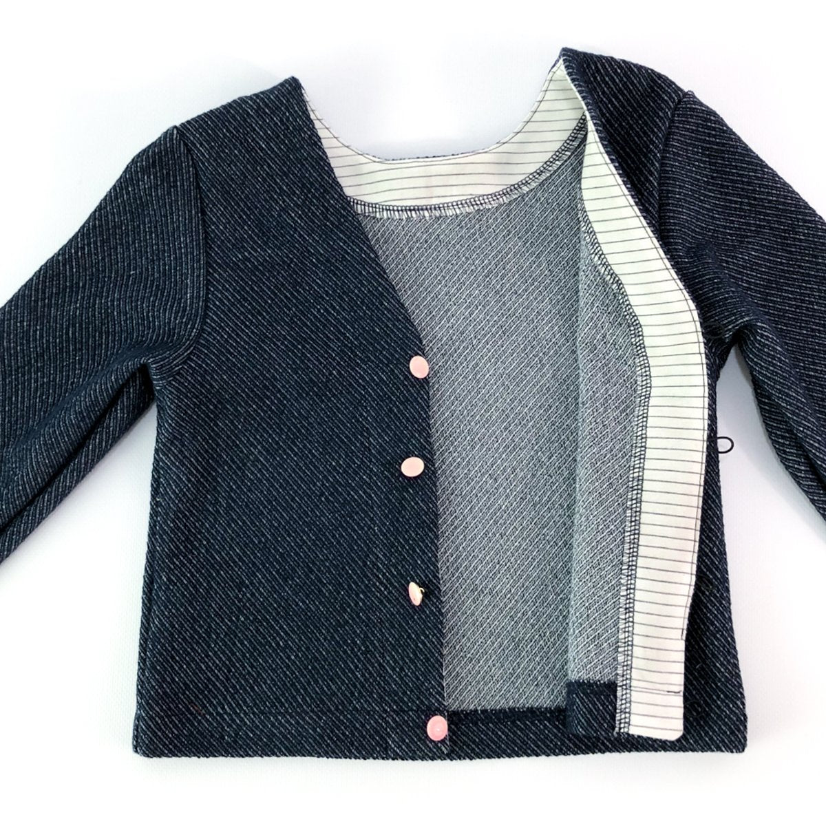 Masha Cardigan & Sweater Sewing Pattern - Girl 3/12Y - Ikatee - Simplifi Fabric