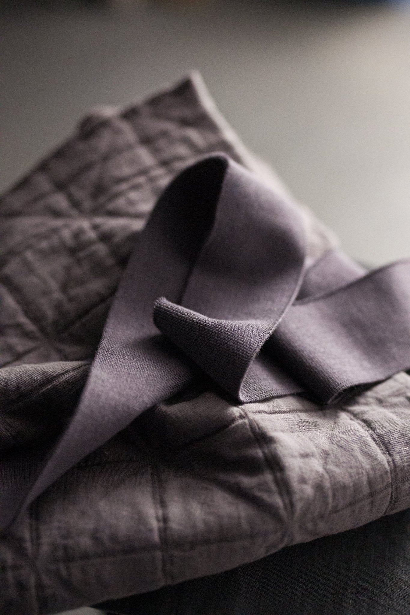 Mauve Grey Cotton Rib - Merchant & Mills - Simplifi Fabric