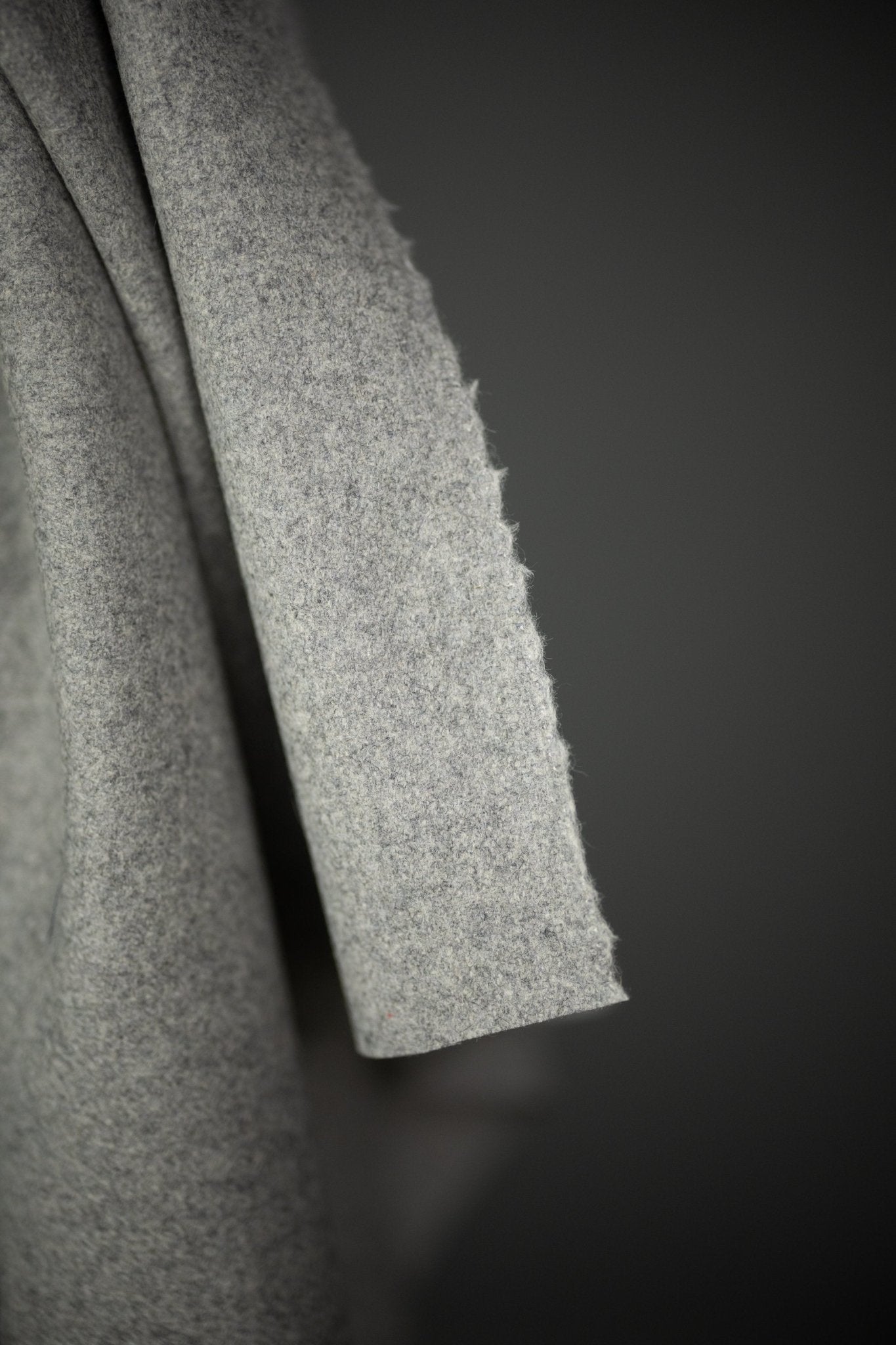 Melton Wool - Oxford Grey - European Import - Merchant & Mills - Simplifi Fabric