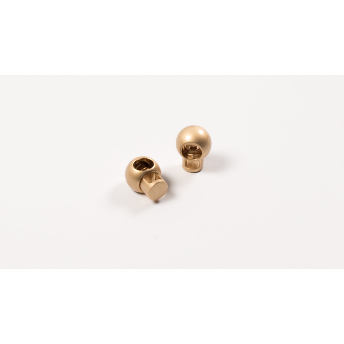 Metal Cord Stoppers - Rose Gold (sold per pair) - Simplifi Fabric