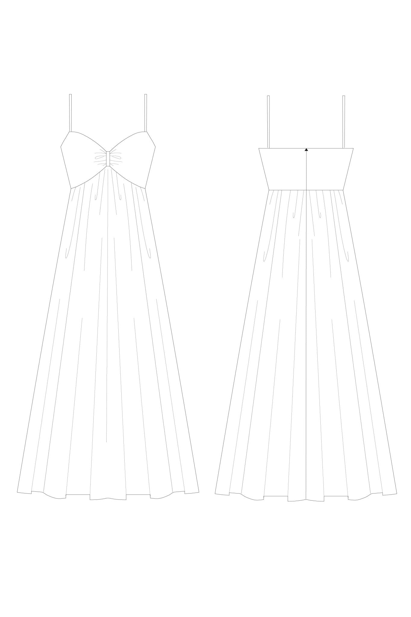 Mia Dress PDF Pattern - Sew Love Patterns - Simplifi Fabric