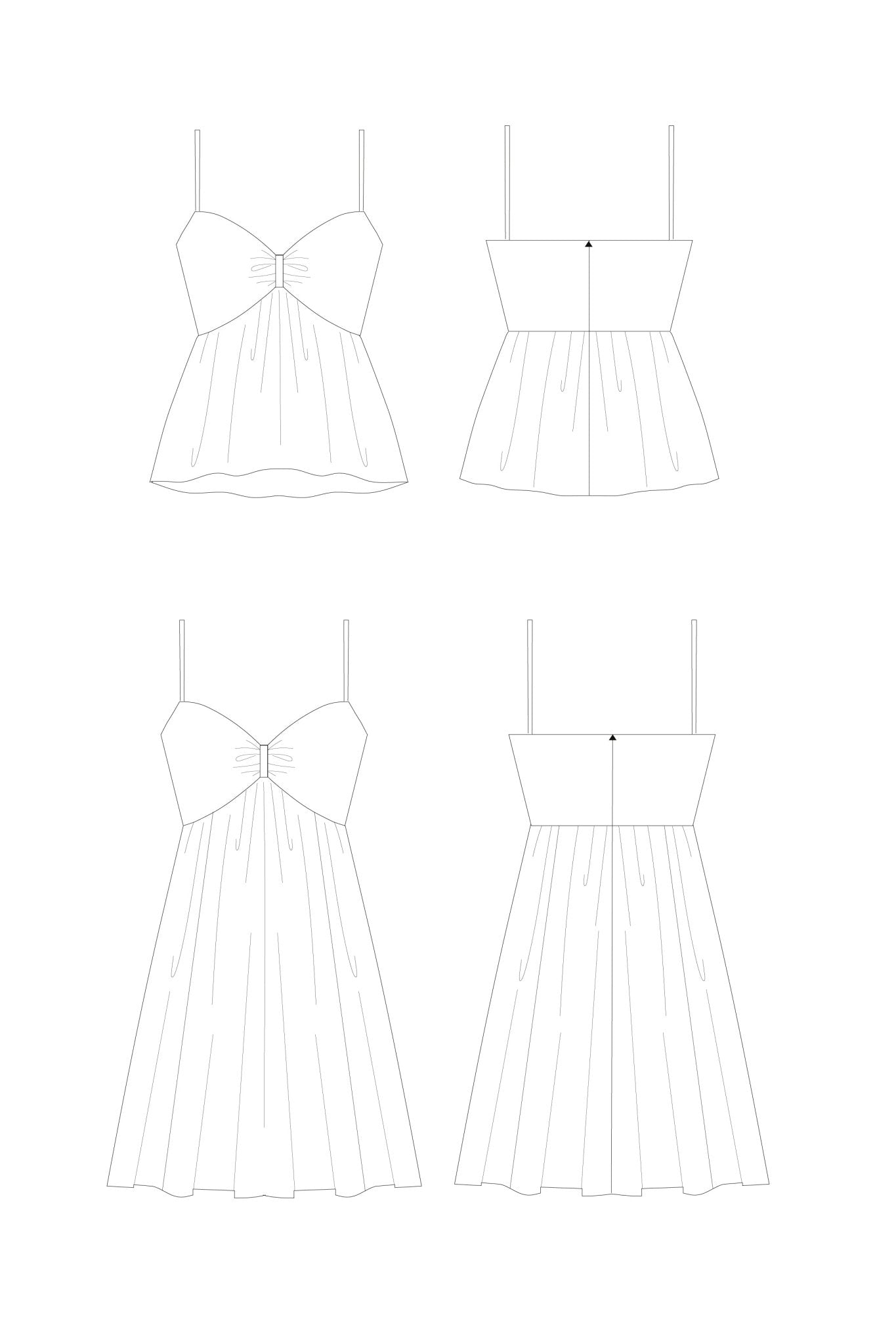 Mia Dress PDF Pattern - Sew Love Patterns - Simplifi Fabric