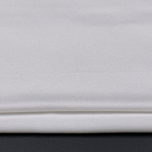 Micro Modal Spandex French Terry - Made in USA - White - Simplifi Fabric