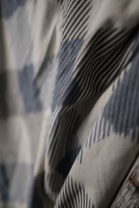 Mina Blue Ikat Indian Cotton - Merchant & Mills - Simplifi Fabric