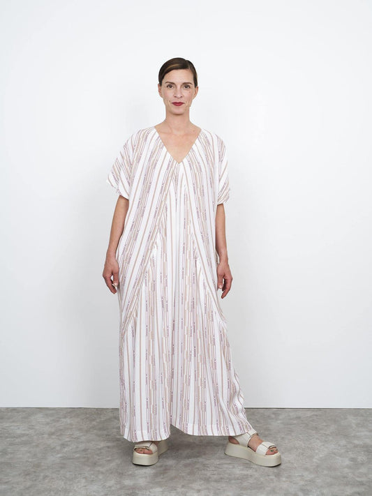 Minimalist Kaftan Dress Pattern - The Assembly Line - Simplifi Fabric