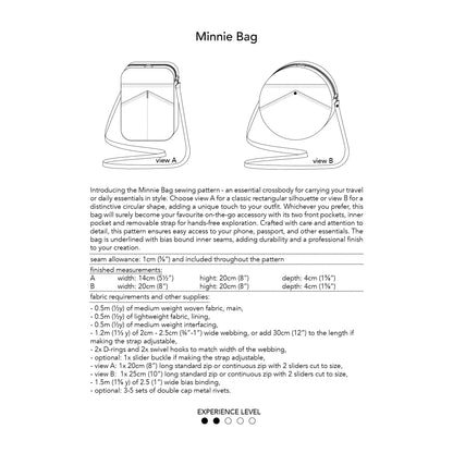 Minnie Bag Sewing Pattern - Dhurata Davies